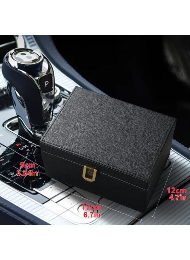 نمط ليتشي صندوق حجب إشارة RFID مضاد للإلكترومغناطيسي حماية GPS مشبك معدني - Image 4